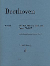 BEETHOVEN L.V. - TRIO SOL M URTEXT   ( FL/FGP -) WOO.37