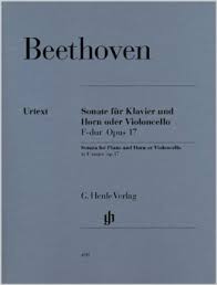BEETHOVEN L.V. - SONATA - OP.17 URTEXT (TROMPA O CELLO Y PIANO)