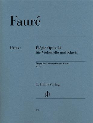 FAURE G. - ELEGIA - OP.24
