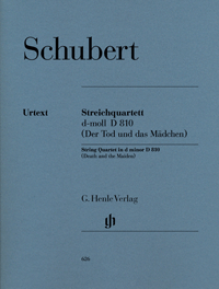 SCHUBERT F. - CUARTETO LA MUERTE Y LA DONCELLA 2V/VAVC - D.810  URTEXT -