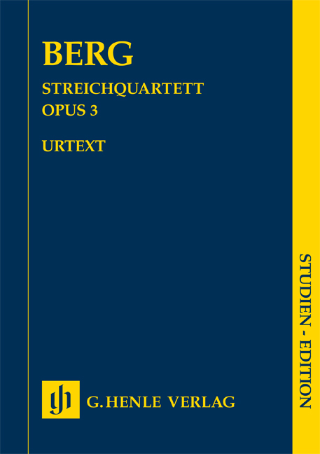 BERG A. - CUARTETO CUERDA OP.3 URTEXT (BOLSILLO)