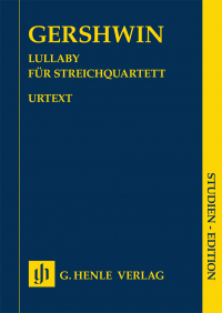 GERSHWIN G. - LULLABY CUARTETO CUERDA URTEXT