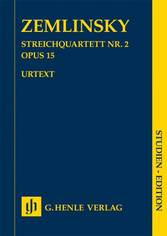 ZEMLINSKY A. - CUARTETO CUERDA OP.15 Nº 2 URTEXT (BOLSILLO)