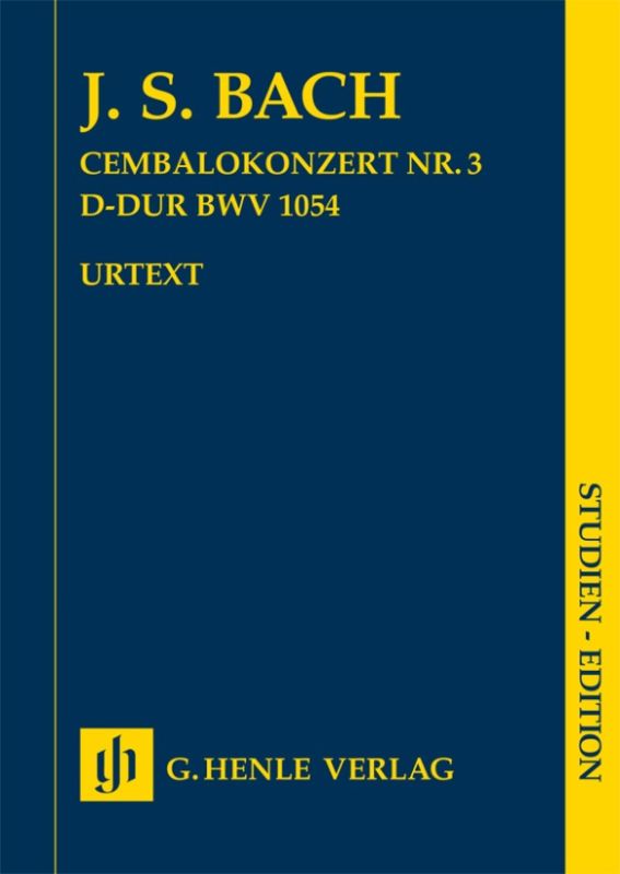 BACH J.S. - CONCIERTO Nº3 RE M URTEXT - BWV.1054 URTEXT (BOLSILLO)