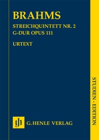 BRAHMS J. - QUINTETO Nº2 SOL M (PT) 2V/2VA/VC - OP.111 (BOLSILLO)  URTEXT
