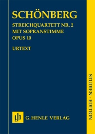SCHOENBERG A. - CUARTETO CUERDA Nº2 OP.10 (PT) CON SOPRANO URTEXT (BOLSILLO)