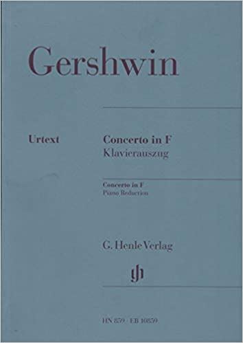 GERSHWIN G. - CONCIERTO FA M -  (2P 4MANOS) URTEXT (ED.HENLE/BREITKOPF)