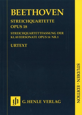 BEETHOVEN L.V. - CUARTETOS OP.18 -BOLSILLO URTEXT