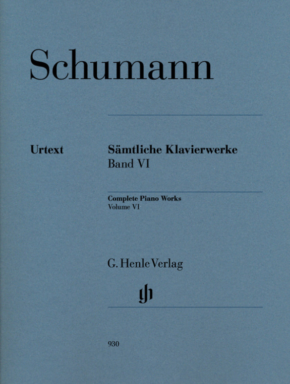 SCHUMANN R. - OBRAS V.6  (P)  URTEXT -   OBRA COMPLETA