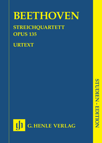 BEETHOVEN L.V. - CUARTETO FA M (BOLSILLO) - OP.135 URTEXT