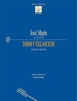 MARIN J. - TONOS Y VILLANCICOS (CIRCA 1619-1699)
