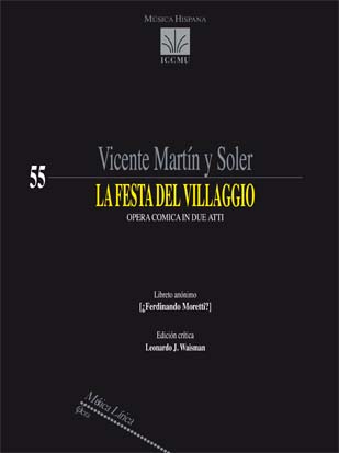 MARTIN Y SOLER V. - LA FESTA DEL VILLAGGIO