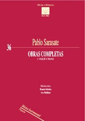 SARASATE P. - OBRAS COMPLETAS - I VIOLIN Y PIANO