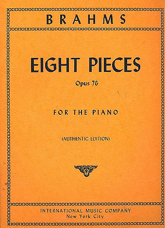 BRAHMS J. - PIEZAS URTEXT (8) - OP.76