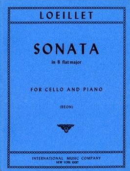 LOEILLET J.B. - SONATA SIb M (VIOLONCELLO Y PIANO)