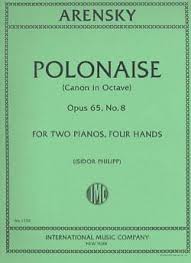 ARENSKY A. S. - POLONESA OP.65/8