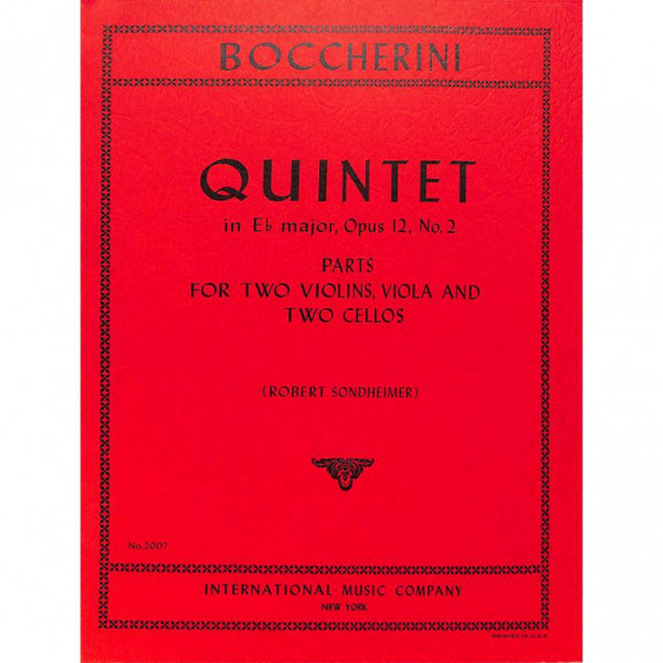 BOCCHERINI L. - QUINTETO SIBM 2CHELOS