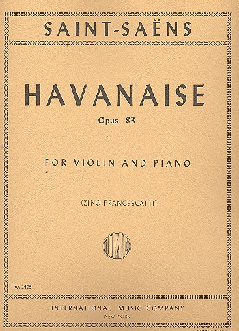 SAINT-SAENS C. - HABANERA OP.83