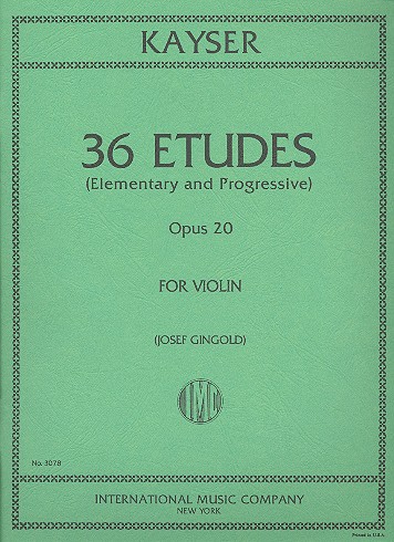 KAYSER H.E. - ESTUDIOS (36) - OP.20