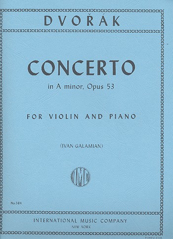 DVORAK A. - CONCIERTO LA m - OP.53