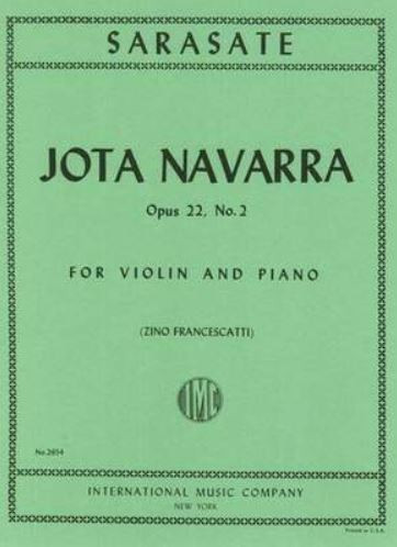 SARASATE P. - JOTA NAVARRA - OP.22 Nº2