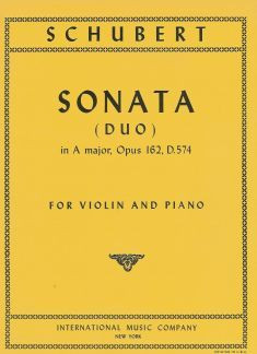 SCHUBERT F. - SONATA LA M - OP.162