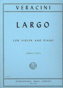 VERACINI F.M. - LARGO - VIOLIN Y PIANO -