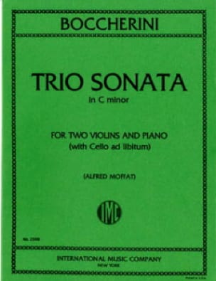 BOCCHERINI L. -  TRIO SONATA DO m -