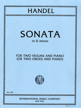 HANDEL G.F. - SONATA RE m -