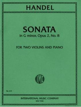HANDEL G.F. - SONATA SOL m - OP.2 Nº8