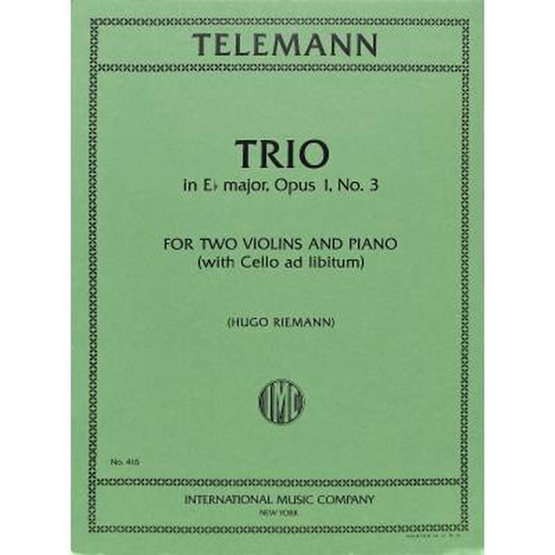TELEMANN G.P. - TRIO Nº3 MIb M - OP.1