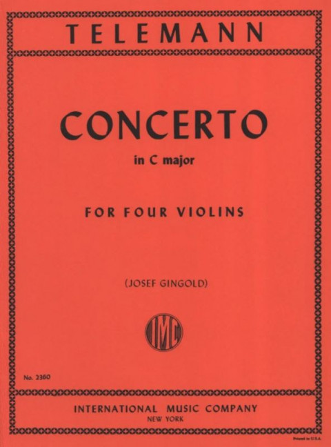 TELEMANN G.P. - CONCIERTO DO M -