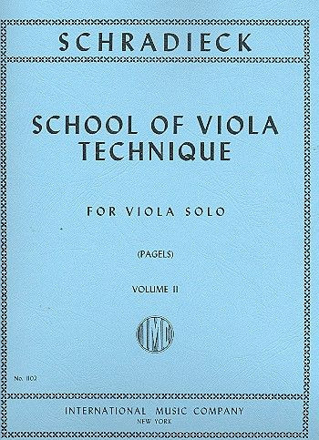 SCHRADIECK H. - ESCUELA TECNICA V.2 -  VIOLA -