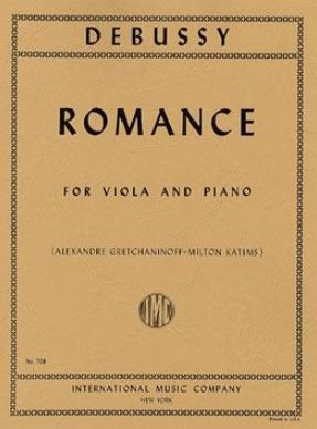 DEBUSSY C. - ROMANCE  (VIOLA/ PIANO)
