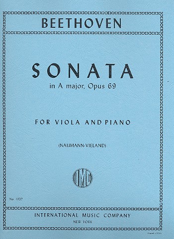 BEETHOVEN L.V. - SONATA LA M - OP.69