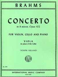 BRAHMS J. - CONCIERTO LA m - OP.102