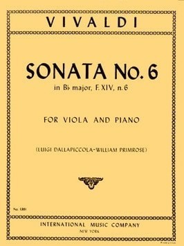 VIVALDI A. - SONATA SIb M F.XIV Nº6 -
