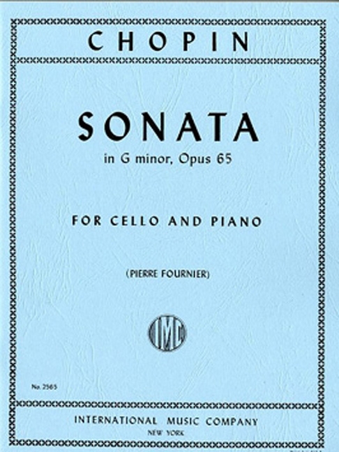 CHOPIN F. - SONATA SOL m - OP.65