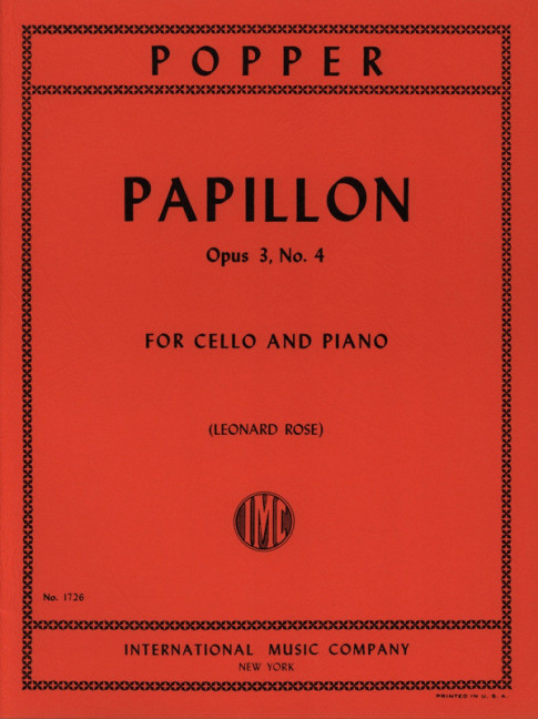 POPPER D. - PAPILLON - OP.3 Nº4