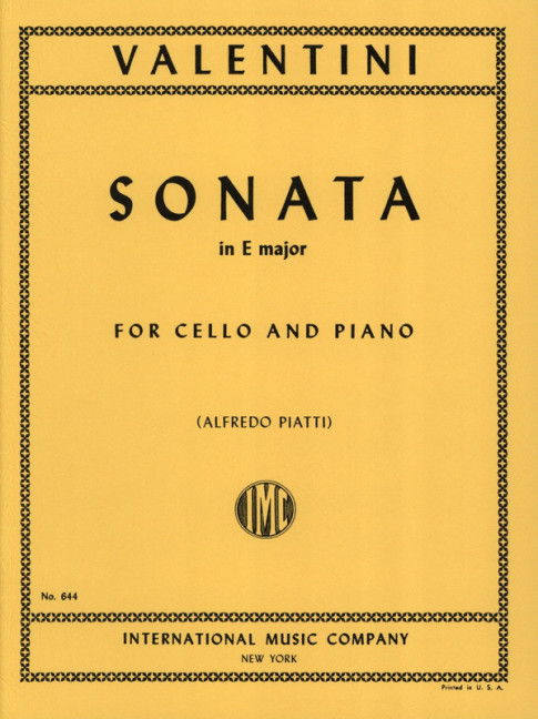 VALENTINI G. - SONATA Nº10 MI M -