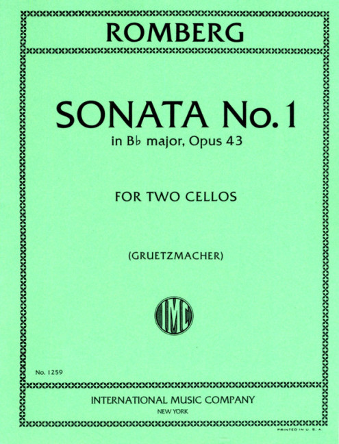 ROMBERG B. - SONATA SIb M - OP.43 Nº1