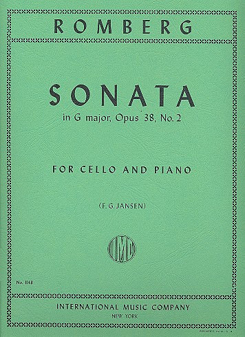 ROMBERG B. - SONATA SOL M - OP.38 Nº2