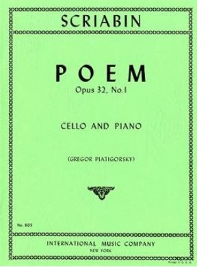 SCRIABINE A. - POEMA Nº1 - OP.32