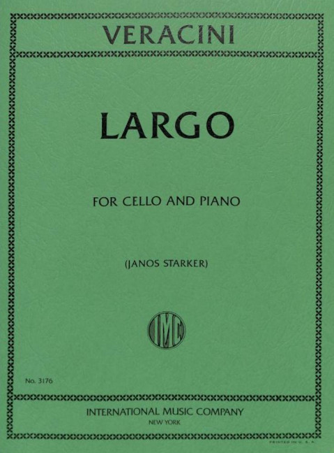 VERACINI F.M. - LARGO -VIOLONCHELO