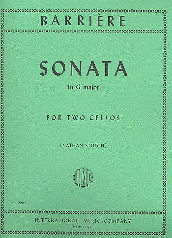 BARRIERE J. - SONATA SOL M -