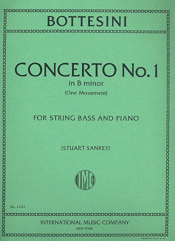 BOTTESINI G. - CONCIERTO Nº1 SI m - CONTRABAJO - UN MOVIMIENTO