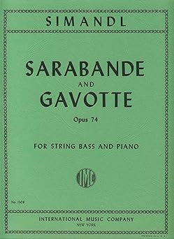 SIMANDL F. - SARABANDA Y GAVOTA - OP.74