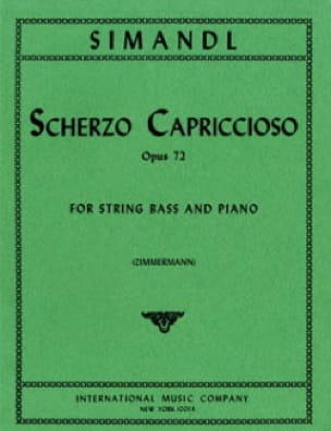 SIMANDL F. - SCHERZO CAPRICHOSO - OP.72