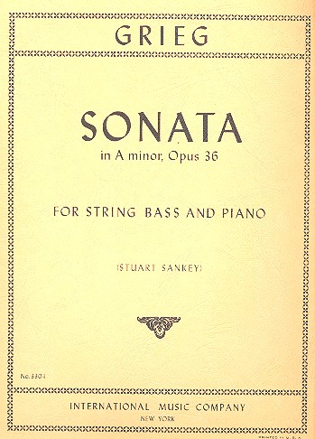 GRIEG E. - SONATA LA m - OP.36