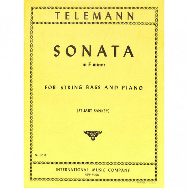 TELEMANN G.P. - SONATA FA m -